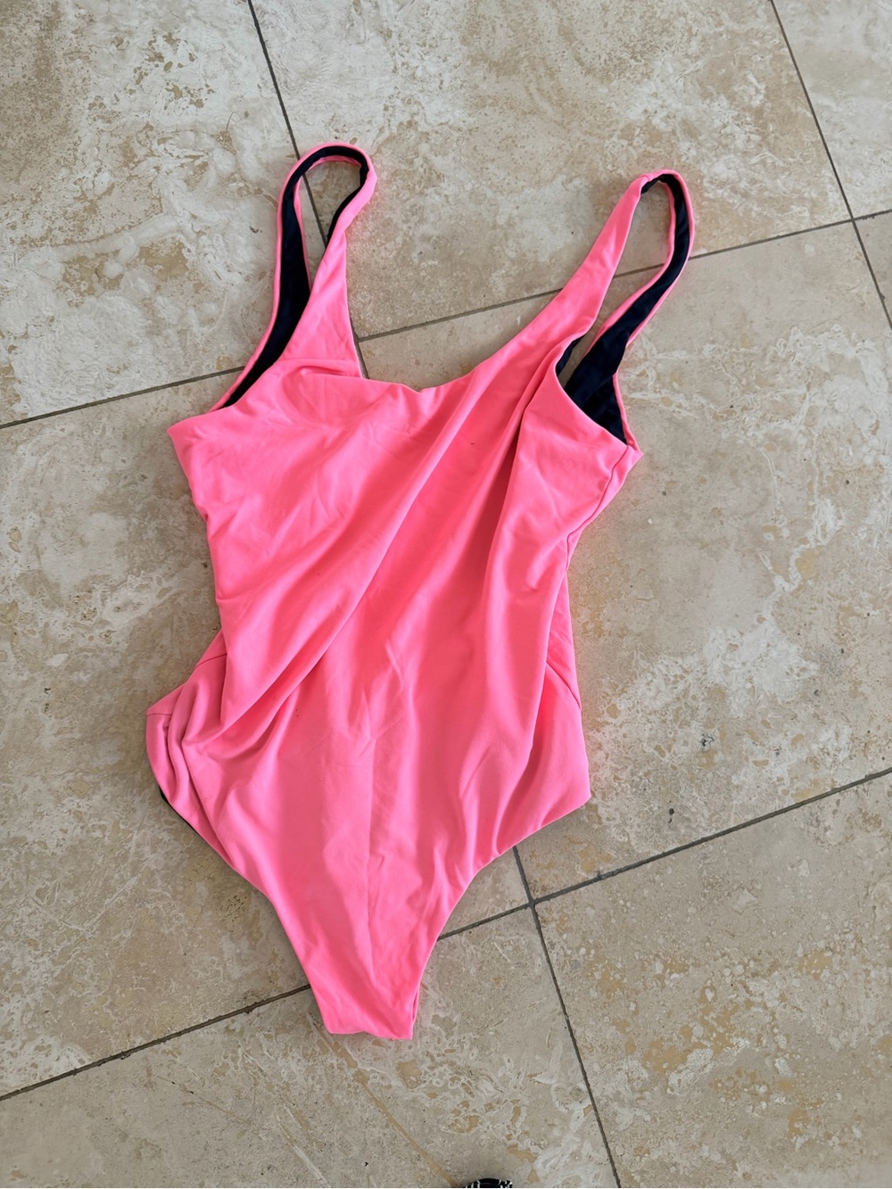 Neon Pink One-Piece Swimsuit